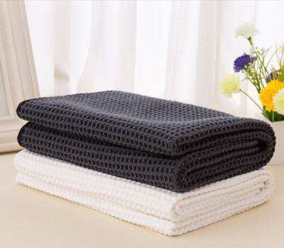 Waffle weave car detailing microfiber cleaning towel -C Featured Image