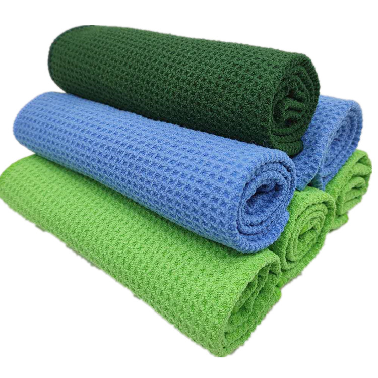 Wholesale Customized Microfiber Cleaning Cloth Waffle Glass Towel-D Featured Image