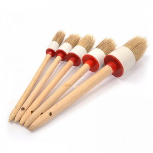 Auto Detailing Brush Set Perfect for Car Motorcycle Automotive Cleaning Wheels, Dashboard, Interior, Exterior, Leather, Air Vents, Emblems