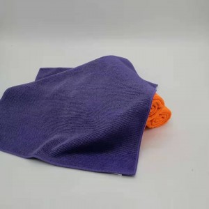 Microfiber pearl towel special weave microfiber cloth for window glass cleaning towel -C