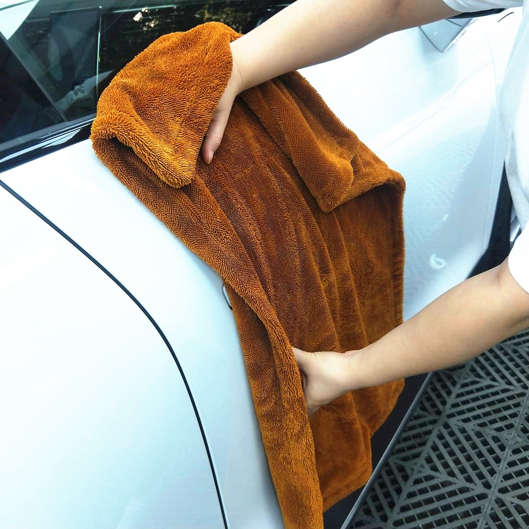 Hot New Products Dry Car With Bath Towel - Microfiber duo layer twisted drying towel  – Jiexu detail pictures