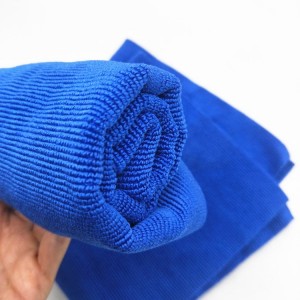 Microfiber pearl towel special weave microfiber cloth for window glass cleaning towel -C