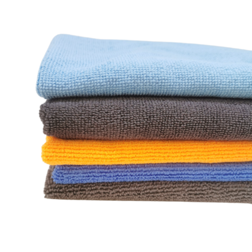 Cheap PriceList for Drying Towel Car Detailing -   Manufacturer 40*40cm 350 Gsm Edgeless Microfiber Warp Knitted Cloth Car Detailing Towel – Jiexu