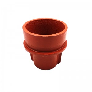 High Precise Red Color Ductile Iron Grooved Pipe Fittings