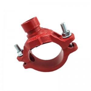 High Standard Cast/Ductile Iron Grooved / Threaded Mechanical Tee -FM/UL Listed