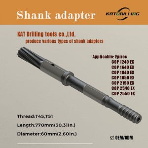 Shank adapter COP 1240EX,1640EX, 1840EX, 1850EX,2150EX,2550EX and + version COP SC19X, SC 25X-HF