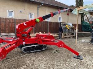 Red color mini crane with factory price