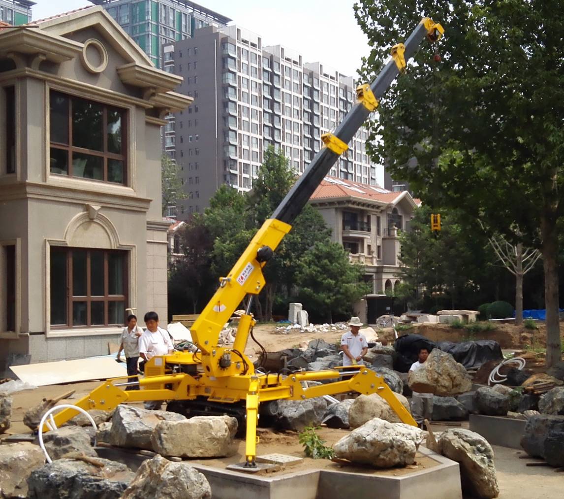 kb crane lifting stones