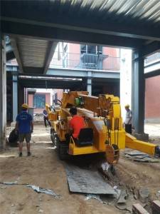 Wholesale Discount Hydraulic Davit Cranes - construction works helper — KB5.0 mini crawler crane  – Kebu