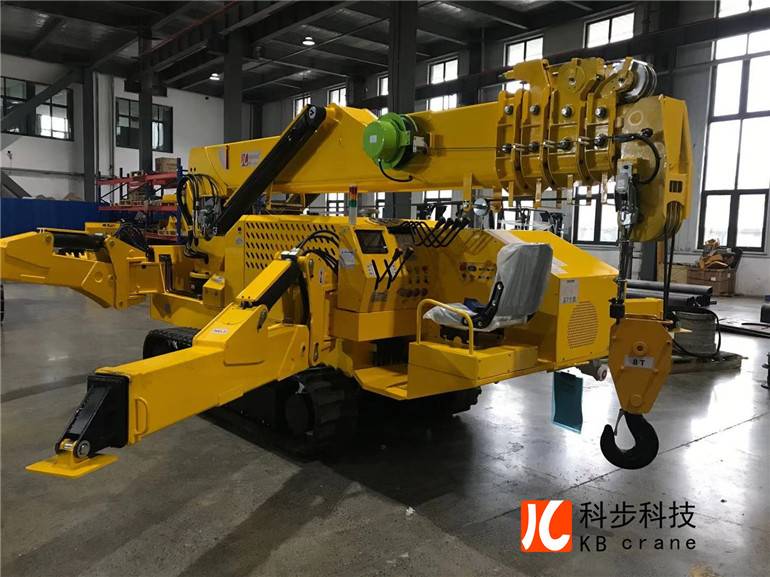KB8.0 mini crawler crane with two powers diesel engine and electric power Featured Image