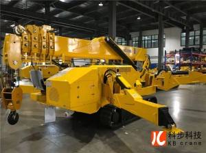 KB8.0 mini crawler crane with two powers diesel engine and electric power