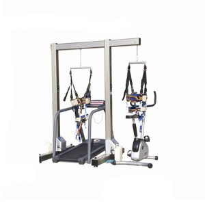 Double sides electric gait training frame