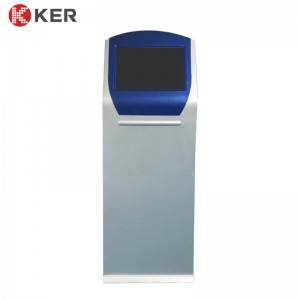 KER-T001A Quiosco de consulta de información de autoservicio de 17 polgadas Quiosco de información interactiva con pantalla táctil