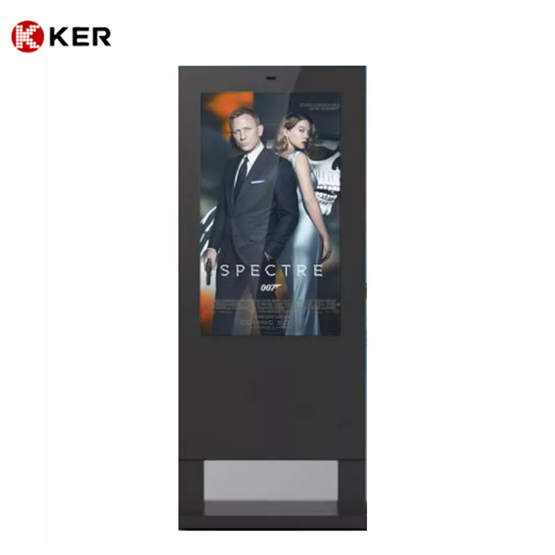 Fixed Competitive Price Indoor Advertising Display - 55 inch Outdoor Capacity Commercial Service Equipment Waterproof Digital Signage Floor Stand Digital Signage – Chujie