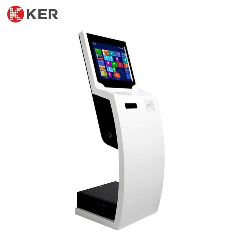 KER-T008A 21,5-palcový kapacitný dotykový informačný kiosk Dotykový samoobslužný dopytovací stroj Odporúčaný obrázok