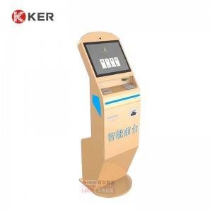Best Price on China Dual Screen Hotel Check in Kiosk with Passport Reader/Credit Card Reader