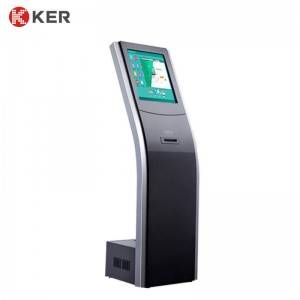 Self-Service Queue Kiosk Number Call 17 Inch Queue Management System Machine With Receipt Printer