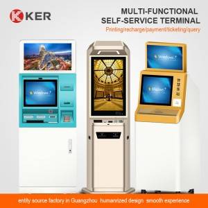 Discount Price China 17 Inch Dual Touch Screen Self-Service Payment Queuing Inquiry Kiosk