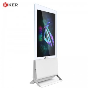 43″ 55″ Ultra Thin Slim Edge Stand Floor Digital Signage Android Narrow Advertising Player