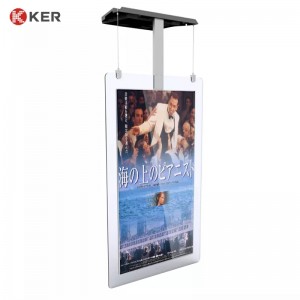 Factory Direct Sale Intelligent Advertising Media Player Equipment Double Side Hanging Digital Signage