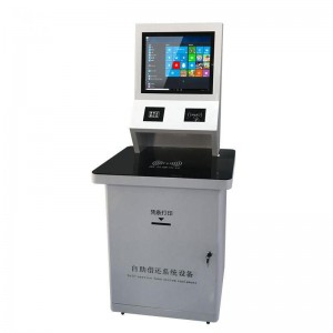 Fashionable Automatic Scanner High Sensitive Touch Screen Self Service Library Kiosk
