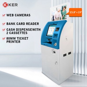 Cash Deposit / Acceptor Payment Indoor Cash Machine Kiosk Self Service Terminal