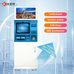 Cash Deposit / Acceptor Payment Indoor Cash Machine Kiosk Self Service Terminal