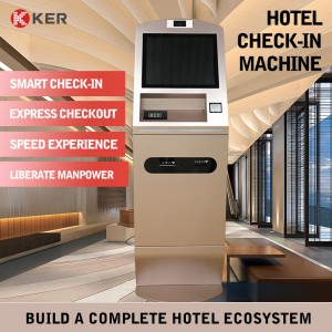 Touch Screen Hotel Terminal Capacitive Self Service Kiosk