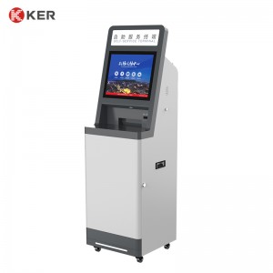 2019 China New Design Human Machine Interface - 19 Inch Design Rfid Printing Kiosk Infrared Touch Screen a4 Self Service Report Print Terminal – Chujie