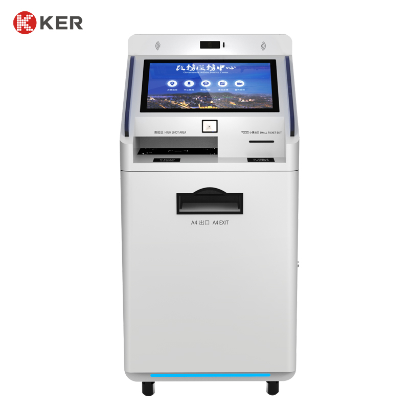 Reasonable price Food Order Cash Kiosks - 32 inch oem customized smart touch screen self service print terminal Kiosk – Chujie
