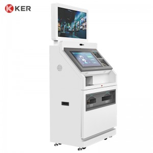 Hot Sale Digital Touch Screen Monitor Kiosk Self Service Report Print Terminal