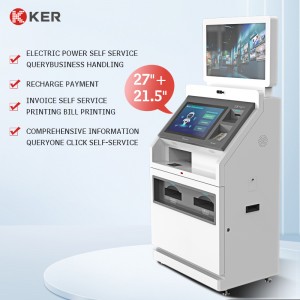 Self-Service Touch Screen Industrial Pc Multifunction Self Service Report Collect Terminal Kiosk For Printing