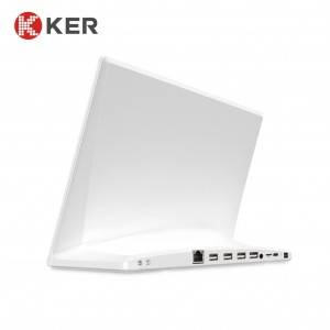 WL1017T White 10.1” High Quality Media Player Advertising Player Portable L Shape Digital Signage Tablet