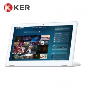 WL1312T 13,3” vit L-Type Digital Signage Advertising Player Pekskärm Allt-i-ett Tablet PC
