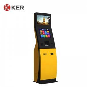 High Quality China 32inch Android Touch Vending Machine, Interactive Self Service Payment Kiosk for Restaurant Food Ordering Supporting POS and Printer