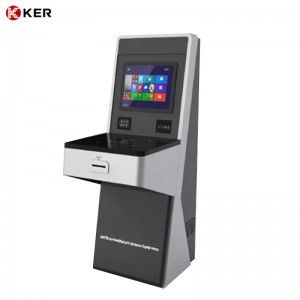 Face Recognition Self Service Terminal Horizontal Interactive All In One Pc Library Kiosk Touch Screen Display For Library