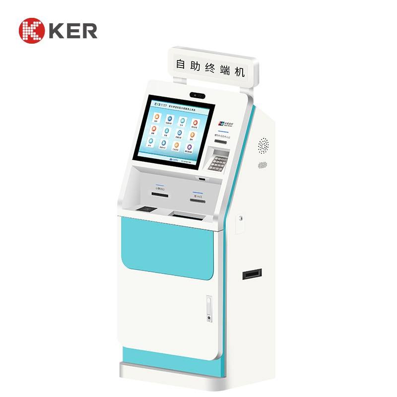 KER-DZ002A Hospital Self Service Registration Payment Kiosk With Receipt Printer Cash Accepter Featured Image