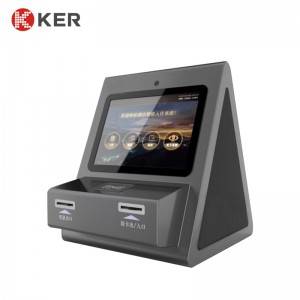 KER-TG03A  Hotel Self Check In Kiosk Desktop Hotel Self Check In Check Out Terminal Payment System