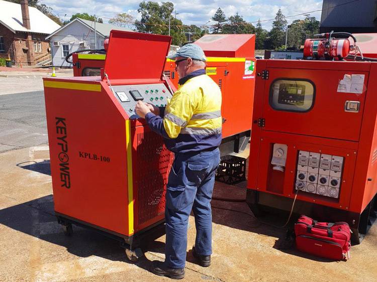 load testing rental generators mula sa 10kw-100kW