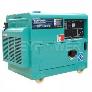 5000W Air-cooled Generator Set with Incorporated Fuel Gauge