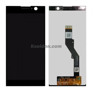 LCD Assembly Touch Screen with Frame for Sony XA2 Black Kseidon