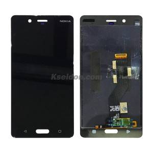 LCD Complete Assembly Digitizer LCD Screen for Nokia 8 Black Kseidon
