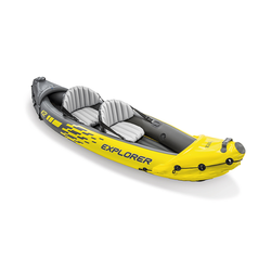 Inflatable PVC boat Plastic Double inflatable canoe kayak