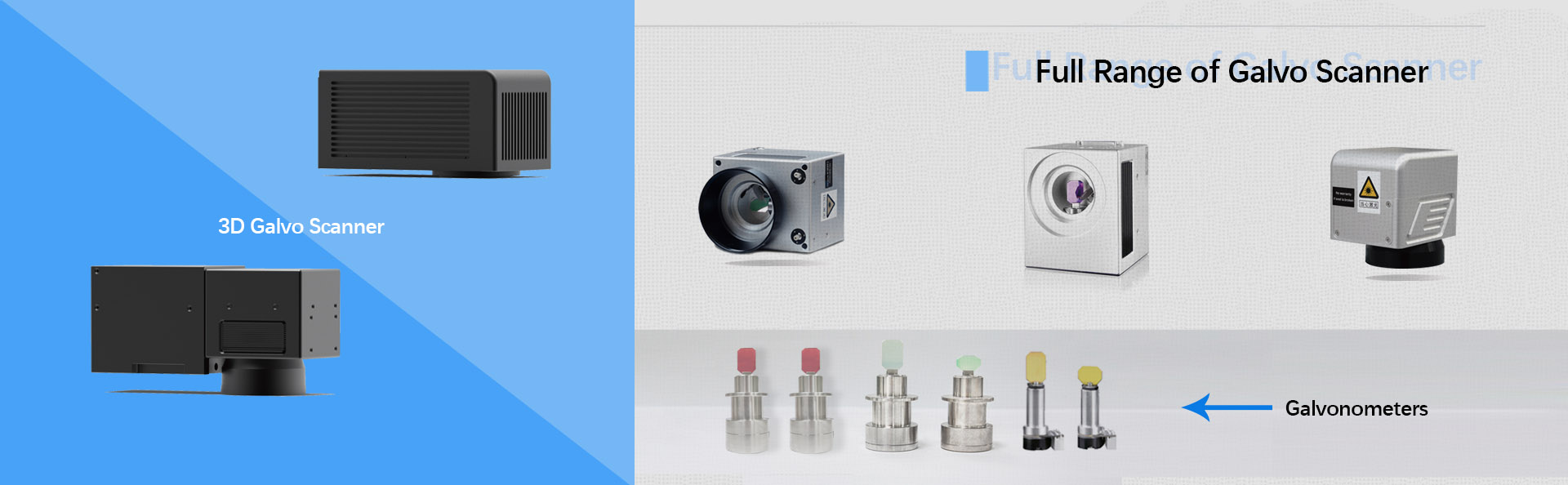 2D and 3D laser galvo scanner head with high quality and reliability from China.