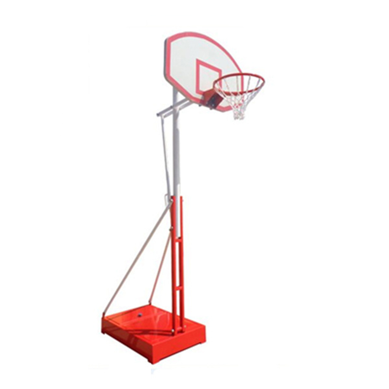 Red movable SMC board basketball stand mini basketball hoop set