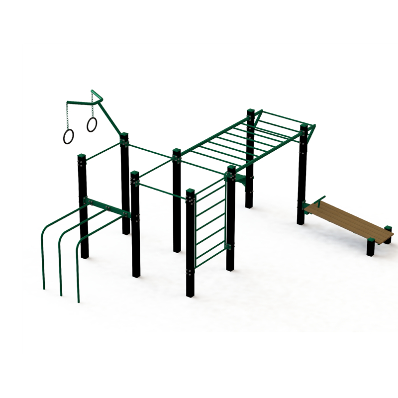 Jump bench monkey bar multi functional outdoor fitness gym equipment