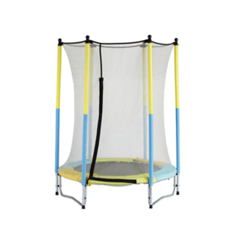 Safety Net Trampoline Fitness Jumping Equipment Backyard Round Trampolines With Enclosures