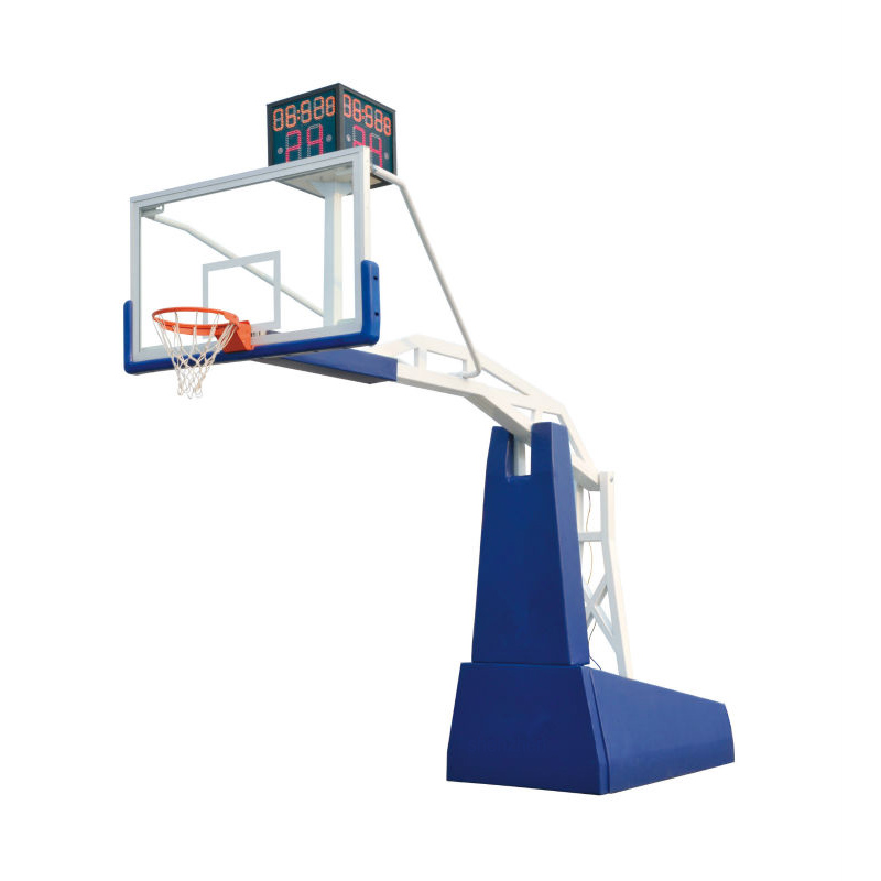 Electric Hydraulic basketball stand foldable basketball and hoop
