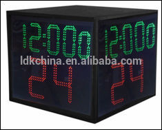 Four Sided 24 second basketball shot clock