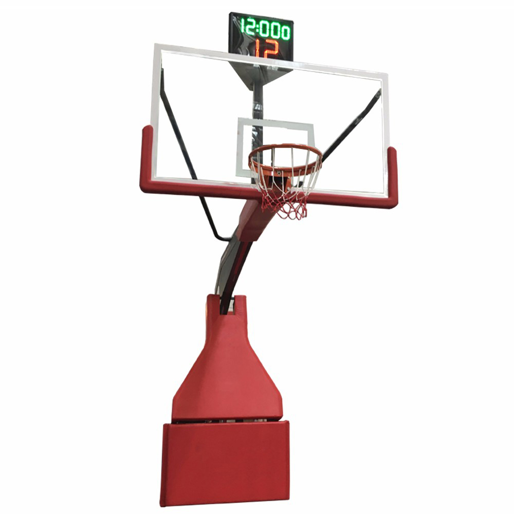 Indoor Best Electric Hydraulic Basketball Stand For Competition